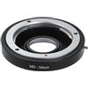 Hersmay Adattatore obiettivo per obiettivo Minolta MD/MC su NIK0N F AI Mount Camera con vetro ottico per Nikon D750, D810, D7500, D7200, D7100, D7000, D5600, D5400, D5300, D5200, D3300, D320