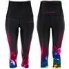 WINSHAPE Damen Functional Power Shape 3/4-Tights Leggings Anti-Rutsch High Waist HWL202, Cosmic, Slim Style Fitness Freizeit Sport Yoga Workout, 3-4 Donna, M