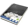 Kangaro K-5577 - Blocco da disegno, formato A5, copertina rigida, con stampa, 140 g, carta crema, colore: Nero