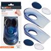 Tecniwork Talloniera Anti-shock in gel con cuscinetti removibili a densità graduata - 1 paio - Mis. per scarpe 41-46