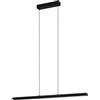 Eglo Led lampada a sospensione Cambulos dimmerabile, minimalista, illuminazione per tavolo da pranzo o soggiorno, in metallo nero e plastica bianca