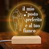 Merclix Regali Per Lui, Natale Lampada 3d Per Lei Compleanno Utili, Luce Notturna Regali Di Coppia, San Valentino, Amore Fidanzato Fidanzata Anniversario