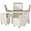 Kare Design - Mobile Toletta Diva Croco, Bianco