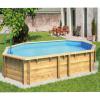BB SERVICE Piscina fuori terra con filtro a sabbia e scaletta 8,43 m x 4,89 m x h 1,46 m