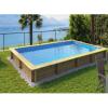 BB SERVICE Piscina fuori terra con filtro a sabbia e scaletta 8,00 m x 4,00 m x h 1,46 m