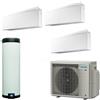 Daikin Climatizzatore Multi+ 7+7+9+120 LT FTXJ20AW FTXJ20AW FTXJ25AW EKHWET120BV3 4MWXM52A QUADRI Split Emura3 R-32 WIFI