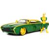 Jada Marvel Loki Ford Thunderbird 1:24 - Veicolo Die-Cast da Collezione