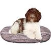 Ferplast Relax Cuscino per Cani e Gatti, Cuccia Cani imbottita, Materassino Letto Cani Medio Grande lavabile in lavatrice, 78 x 50 x 8 cm