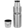 Thermos, Bottiglia Isolante Stainless King, in Acciaio Inox Satinato, capacità 0,47 l, codice Prodotto 4003.205.047, Grigio, 4003.205.047