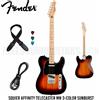 FENDER Squier Affinity Telecaster MN 3-TS Sunburst Chitarra Elettrica +ACCESSORI