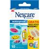 3M CEROTTO NEXCARE WATERPROOF TATOO 10 PEZZI PROMO PACK + 2 CEROTTI NEXCARE MAX HOLD IN OMAGGIO