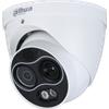 Dahua TPC-DF1241-B3F4-DW-S2 Eyeball termica ibrida IP AI 256x192/4 MP 3.5/4 mm