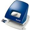 Leitz Pratica Perforatrice da Ufficio Standard, Capacità fino a 25 Fogli, Blu, Metallo, Guida di Arresto con Barra di Selezione del Formato, Gamma NeXXt, 50050035