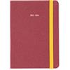 Letts of London Letts Raw - Agenda accademica 2023/2024, formato A6, visualizzazione settimanale, colore: bacca