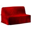 Antonouse Copridivano trapuntato per divano letto BZ 140, dimensioni da 120 a 200 x 140 cm, colore: antracite (rosso)