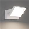 Klighten 24W Applique da Parete LED Esterno Interno IP65, Luci da Parete Regolabile Lampade da Parete Moderno in Alluminio per Ingresso Terrazza Giardini, 1500LM, Bianco, Bianco Naturale 4000K
