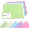 TownStix 100 fogli, A3 120 g/m² Fogli Colorati Cartoncini Carta Colorata - 5 Colori