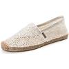 Alexis Leroy Origine Canvas Flat Espadrillas Donna Bianco 36 EU / 3 UK