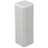 Trevendo Torre angolari, confezione da 4 barre angolari per interni, angoli esterni, in vero legno laccato bianco (22 x 22 x 65 mm (E3)