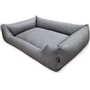 4L Textil MARIO Cuccia per Cani in Ecopelle Cuccia Cane Grande Lettino per Cani Letto Divano (100x70, Grigio)