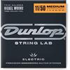 Jim Dunlop DUNLOP - DEN1150 NICKEL PLATED STEEL, MEDIUM HEAVY, SET/6, Corde per Chitarra Elettrica in Acciaio Nichelato, Scalatura: 11 - 14 - 18 - 28 - 38 - 50, Set singolo