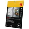 KODAK | Buste magnetiche per laminazione | Confezione di misure assortite | PK 10, 3 pezzi x A4, 4 pezzi 6 x 4, 3 pezzi 5 x 7 | 150 micron di spessore | Qualità del marchio KODAK