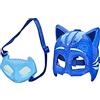 PJ Masks Hasbro PJ Masks - Super pigiamini, Maschera Deluxe di Gattoboy, costume per bambini da 3 anni in su, include maschera che si illumina e amuleto di Gattoboy