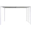 SALMAR Gazebo Bora 3x3.6 Bianco con Telo Grigio Chiaro