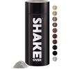 shake over fibre capillari ispessimento capelli con fibre arricchite di zinco, densificante, volume capelli, Made in Europe (30 g, GRIGIO)