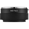 Camnoon Anello Adattatore per Montaggio Obiettivo Manuale in Lega di Alluminio per Obiettivo con Attacco MC Minolta MD su Fotocamera Mirrorless Z-Mount Nikon Z5/Z6/Z7/Z50