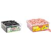 Haribo Farcita Gigante - Caramelle Gommose Gusto Liquirizia - 200 pezzi [1800g] & Caramelle Barattolo Pesche Caraibi - 200 pezzi