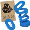 MySweetStitch - 10 x Dexcom G6 cerotti sensore, Overpatch Ø 70 x 55mm, cerotto impermeabile, traspirante, delicato sulla pelle, Blu
