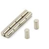 first4magnets - F408 - 10 Calamite al neodimio N42 - trarre 0,7 kg, Confezione da 10, in Metallo, Argento, Spessi 4 mm di Diametro x 8 mm, 25 x 10 x 3 cm