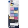 Korbond - Set di 12 rocchetti di Filo Assortiti Colori Pastello, Lunghezza 32 m