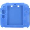 OSTENT Custodia morbida in silicone con protezione completa Custodia in gel compatibile con console Nintendo 2DS - colore blu