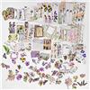 Jodsen 200 Pezzi Vintage Adesivi per Scrapbooking,Forniture per il Giornalismo Retrò Carta Decorativi Stickers Estetica,Washi fai da te Artigianato Botanico Animali Kit,perAlbum,Disegno Diario,Calendario
