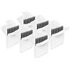 JB White 48 Filtro cerume Mini-R WaxGuard compatibile con Signia Silk | In-The-Ear, Signia Mini-Receiver e MiniReceiver 2.0 - filtro di ricambio per apparecchi acustici miniReceiver WaxGuard, nero