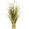 Flair Flower Erba Artificiale con Fiori di Erba Artificiale e boccioli di Erba, Decorazione per Piante in Piedi
