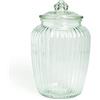 Excelsa Chic Barattolo Vetro, Vetro, Trasparente, 15x15x24.5 cm