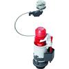 Wirquin 14010401 Doppia valvola di scarico "Jollyflush" con bottone cromato - multicolore, 5,08 cm, 50 mm