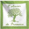 Coucke Olivier Amande Spugna Quadrata 50 ulivo Mandorla n. 3, Cotone, Verde, 50 x 50 cm
