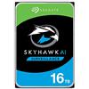 Seagate SkyHawk AI, 16 TB, Hard Disk Interno, Applicazioni Di Sorveglianza, SATA da 6 GBit/s, 3,5, cache da 256 MB, 3 anni Servizi Rescue (ST16000VE000)