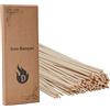 Iron Banyan bastoncini di legno in rattan naturale da 25,5 cm, bastoncini di canna, diffusore di aromi di oli essenziali per profumi di aromi (25CM, Colore Naturale)
