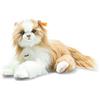 Steiff- Kuscheltier Animal Principessa Gatto, Colore Biondo Rosso/Bianco, 30 cm, 099250