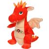 GIPSY TOYS - Drago sonoro 20 cm arancione - Peluche per bambini - 071616