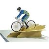 CUT POPUP.COM CUT POP UP Cyclist - Biglietto pop-up per ciclista bicicletta compleanno, biglietto d'auguri 3D con nota vuota, biglietto d'auguri pop-up 3D fatto a mano uomo padre fratello marito lui figlio IT