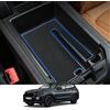 CDEFG Compatibile con BMW X3 G01 X4 G02 2019-2022 2023 2024, Vano Portaoggetti da Bracciolo Scatola di Controllo Centrale Scatola di Immagazzinaggio Organizer per Auto X3 G01 X4 G02 Accessori (Blu)