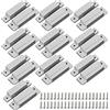 GUUZI 10 Set NC Normalmente Chiuso Montaggio Superficiale Sensore Contatto Porta Cablato Allarme Interruttore Reed Magnetico MC-31 (Bianco)