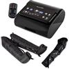 Dinamicamed ® Premium 4.0 Pressoterapia Linfodrenaggio Professionale Digitale Compact, Pressoterapia per Casa con 6 Programmi, Massaggio Linfodrenante a 4 Camere con Gambali XL e Bracciale