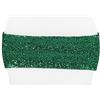 CV Linens 8150us Sequin Spandex Sedia Band-13cm x 30cm | Verde Smeraldo | 1 Pc